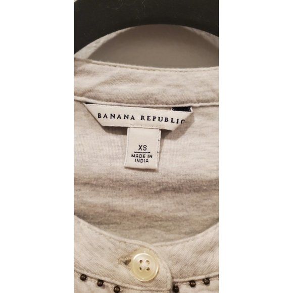 BANANA REPUBLIC Ivory Long Sleeve Blouse - Picture 2 of 4